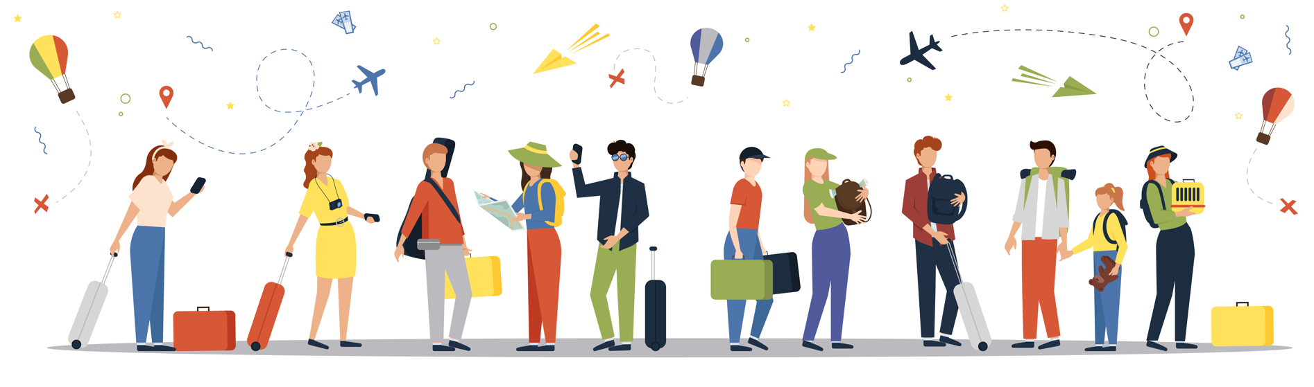 different kinds of travelers