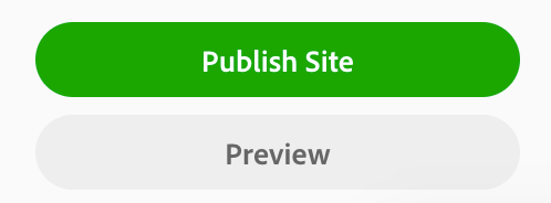 publish site dialog